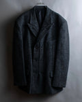 "COMME des GARCONS HOMME PLUS" Structured cut double-breasted tailored jacket