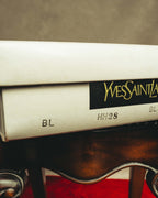"Yves Saint Laurent" 90's Logo hardware knee-high boots