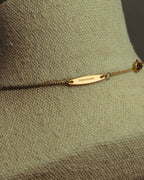 “Ferragamo” 90’s-00’s Interlocking ring pendant necklace