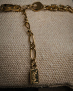 “Yves Saint Laurent” 1980’s-90’s Sculptural circle long necklace