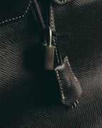 "Yves Saint Laurent" 90's-00's Classic textured leather structured top handle bag
