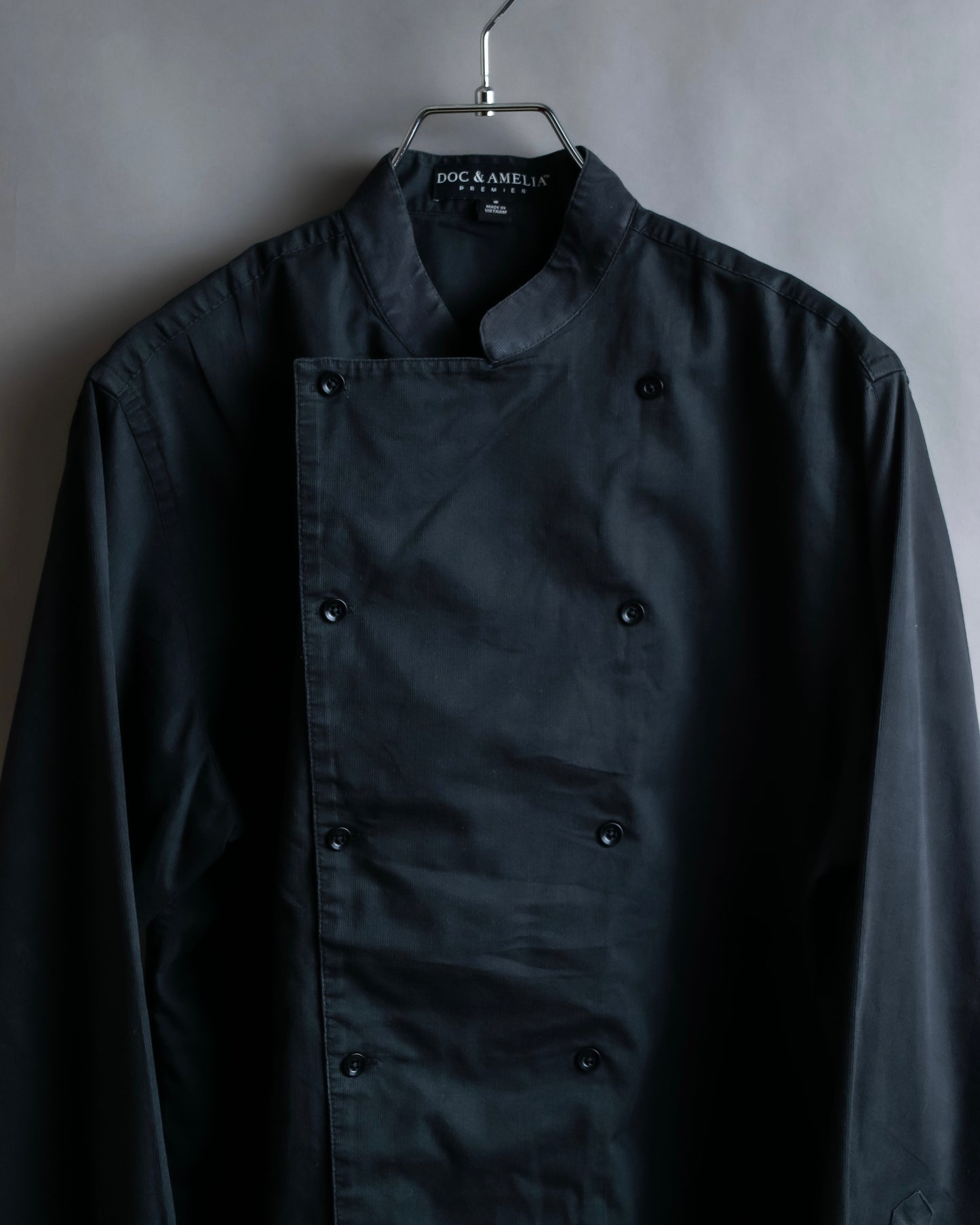 "Vintage double breasted firm chef shirt"