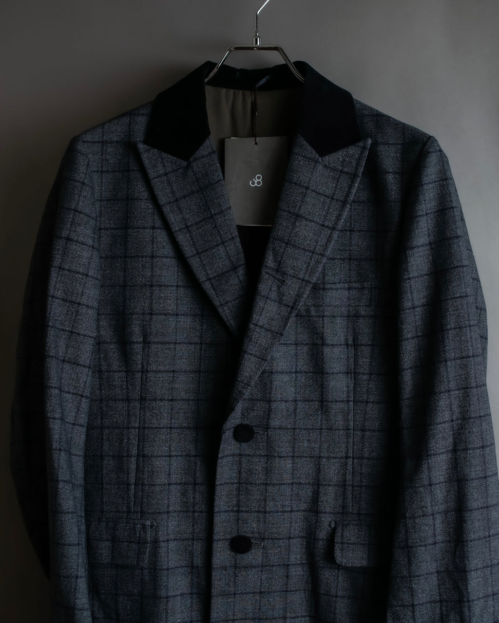 "JOHNBULL" Velvet collar design chesterfield coat