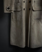 "LOUIS VUITTON" 00's Marc Jacobs period double-breasted suede coat