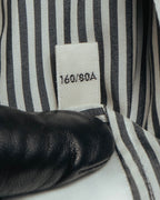 -SPECIAL- “CELINE” 2018’s silk striped ruffle bow blouse