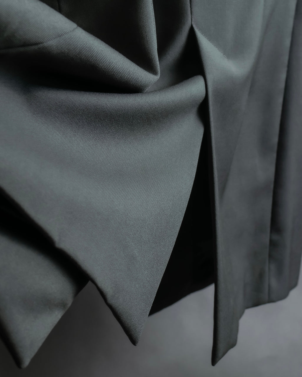 "MM6 MAISON MARGIELA" Wrap front oversized tailored jacket