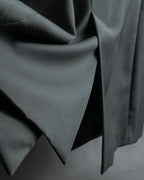 "MM6 MAISON MARGIELA" Wrap front oversized tailored jacket