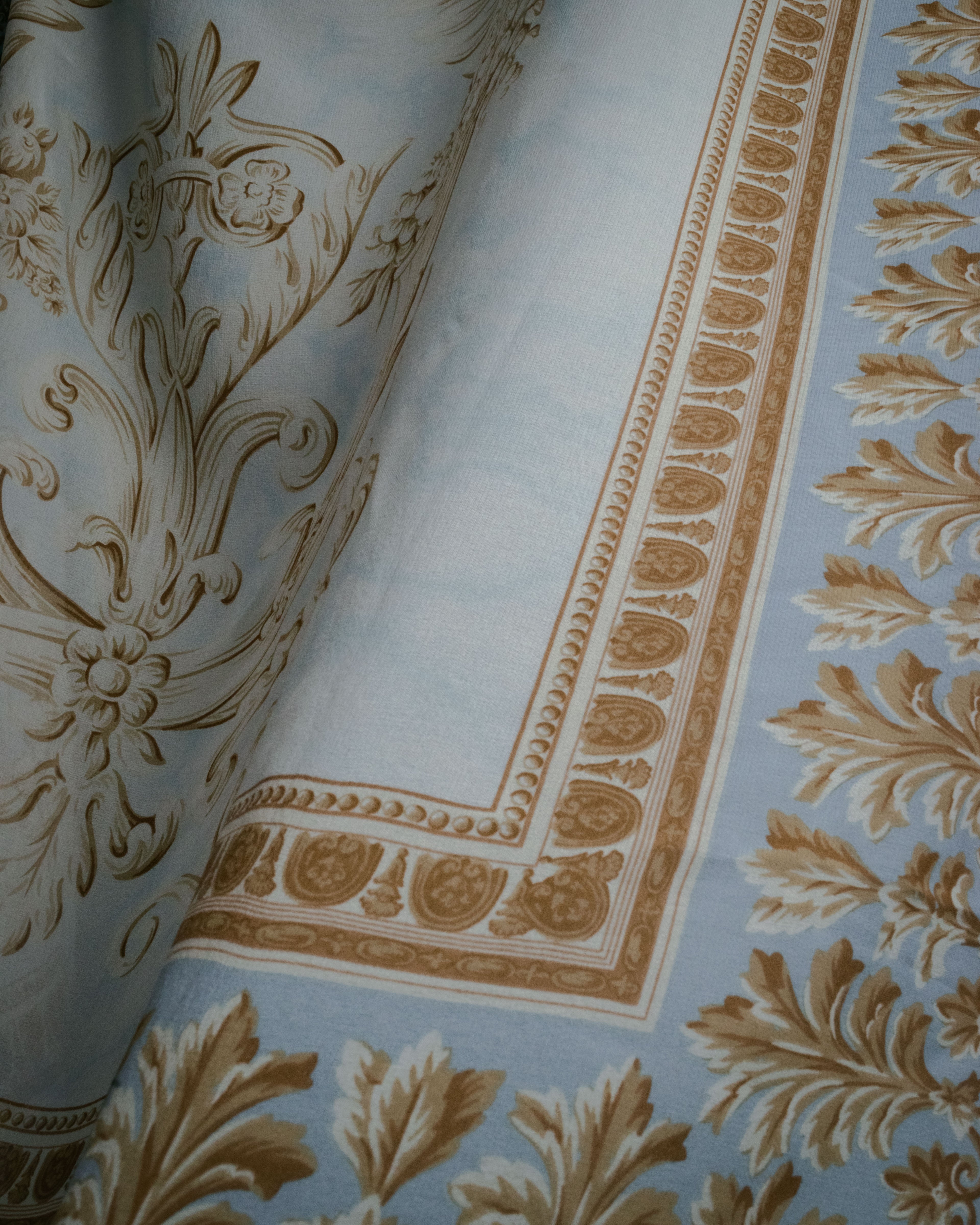 “Christian Dior” 80’s-90’s Classical cornucopia silk scarf