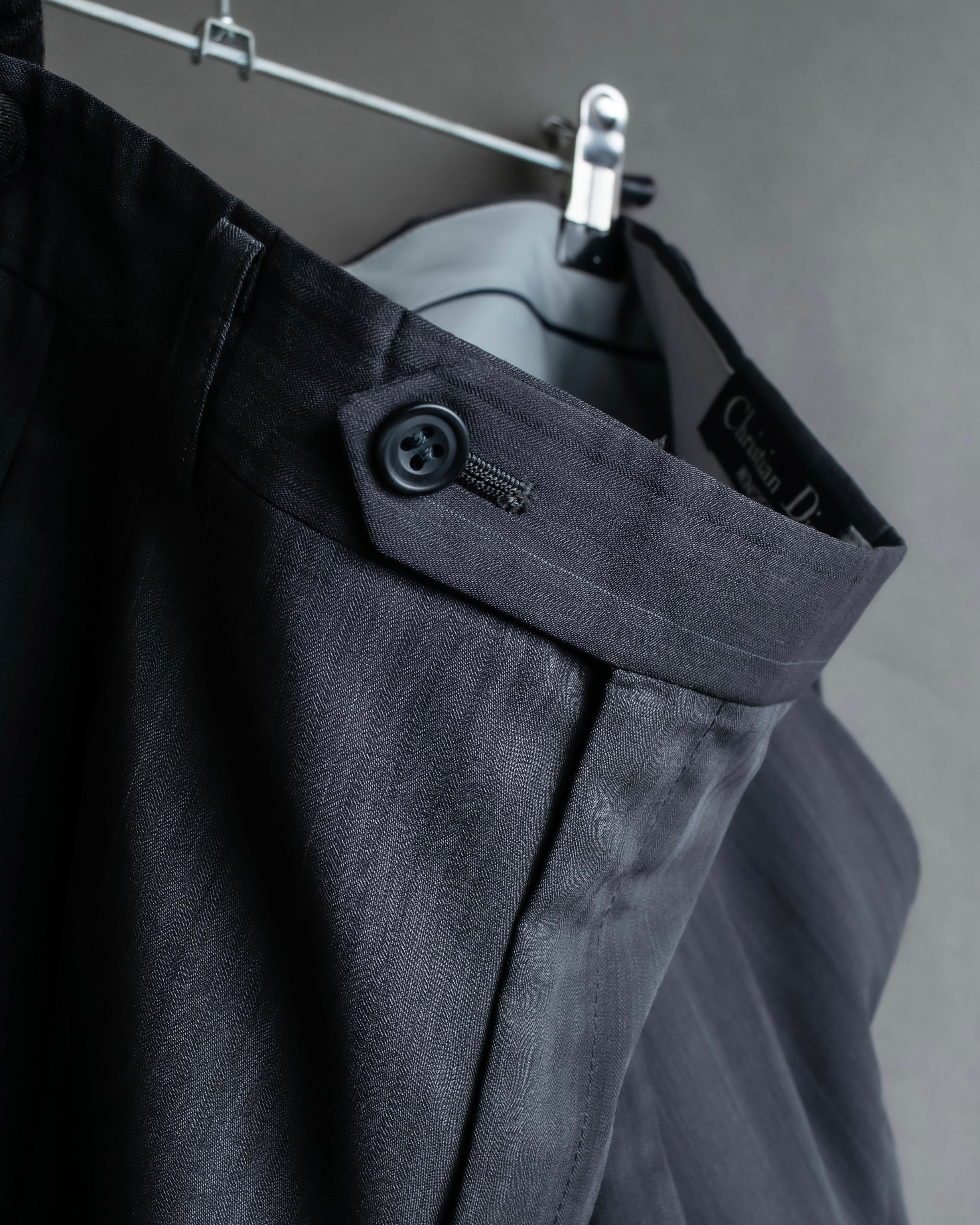 "CHRISTIAN DIOR MONSIEUR" Shadow stripe pattern classical formal detail set up