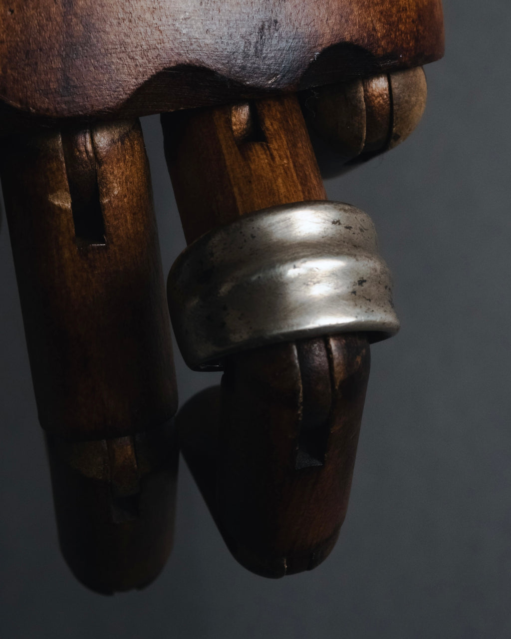 "Jean Paul GAULTIER" 90’s-00’s Sculpted wave band ring