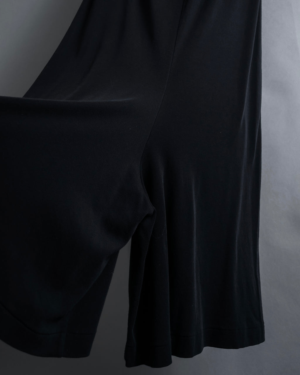 "YOHJI YAMAMOTO" 11SS Minimalist design skirt-like silhouette wide slacks