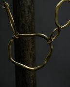 "Vintage organic ring necklace"