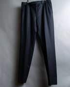 "LOUIS VUITTON" 2 button relaxed tailored jacket & no tuck tapered slacks set up