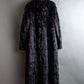 Vintage squirrel fur reversible maxi length coat