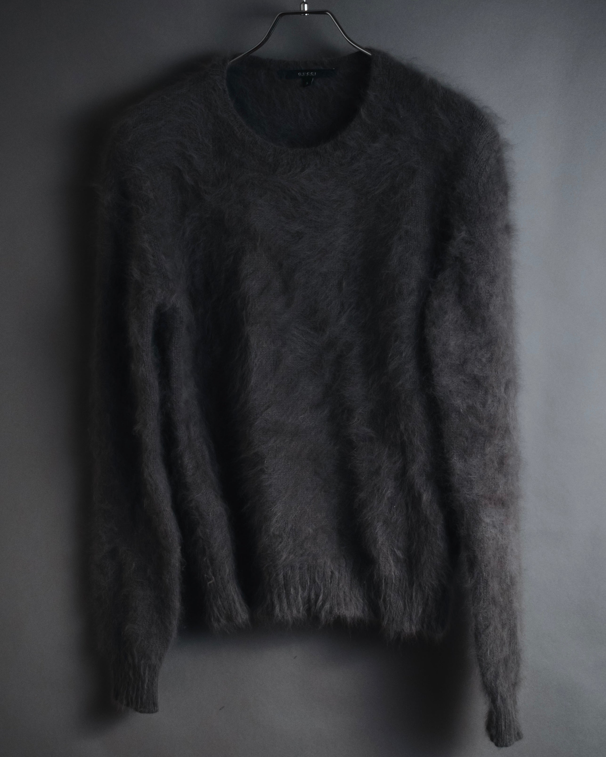 "GUCCI" 2010-11 angora blend brushed crewneck knit