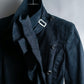 "YVES SAINT LAURENT rive gauchet " Asymmetrical frill design short blouson