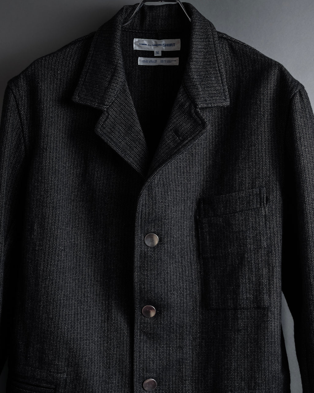 "Comme des Garcons SHIRT" 03AW textured workwear jacket