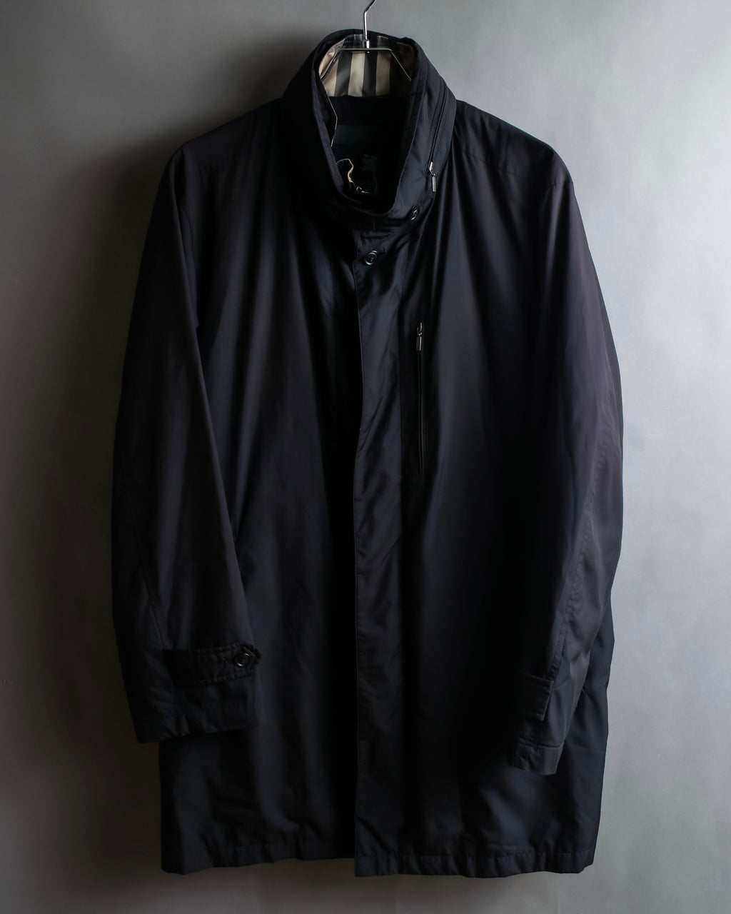 "BURBERRY" Windbreaker design stand collar blouson