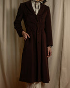 -SPECIAL- "JEAN PAUL GAULTIER"
 1990's-00's Gathered tuck shape design long coat
