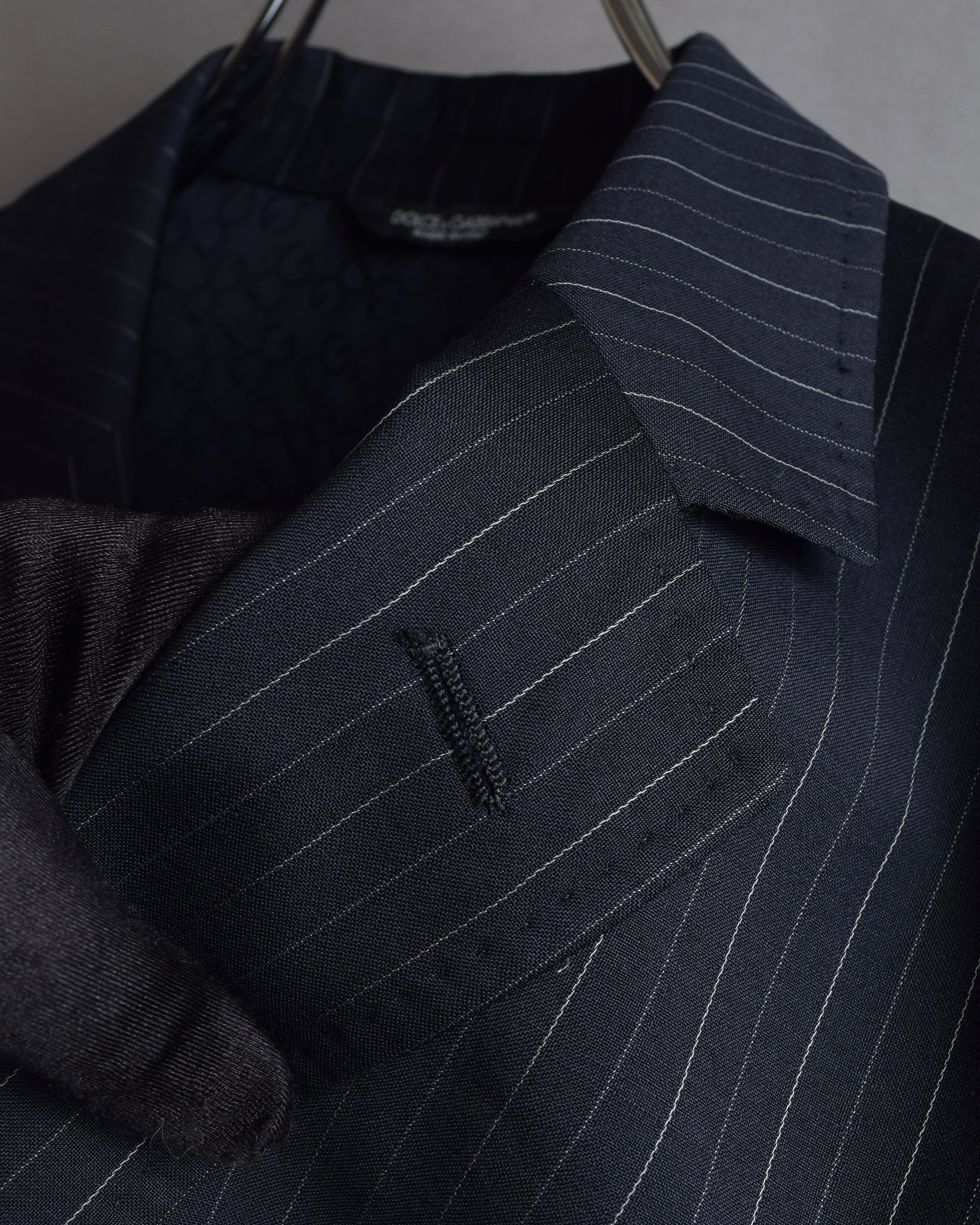"Dolce & Gabbana" Pinstripe wool tailored jacket