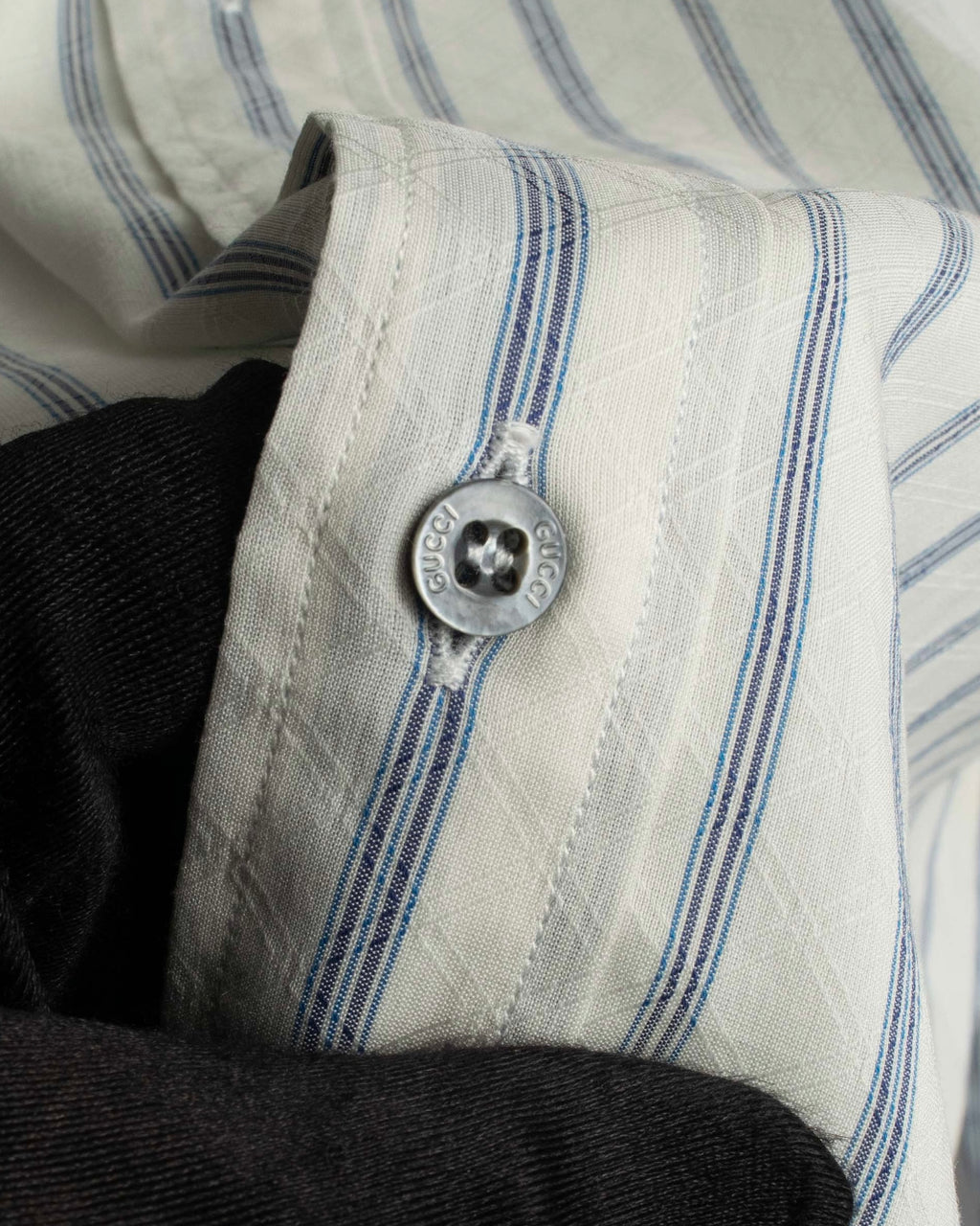 "GUCCI" Diamond jacquard striped shirt