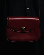 "CELINE" 2019-22 Heritage turn-lock box calf shoulder bag