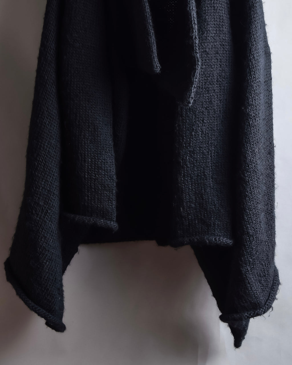 "YOHJI YAMAMOTO" 19AW Oversized cape knit cardigan