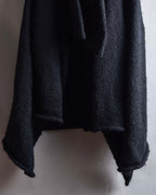 "YOHJI YAMAMOTO" 19AW Oversized cape knit cardigan