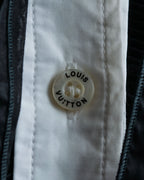 "LOUIS VUITTON" Ribbon frill design regular collar shirt