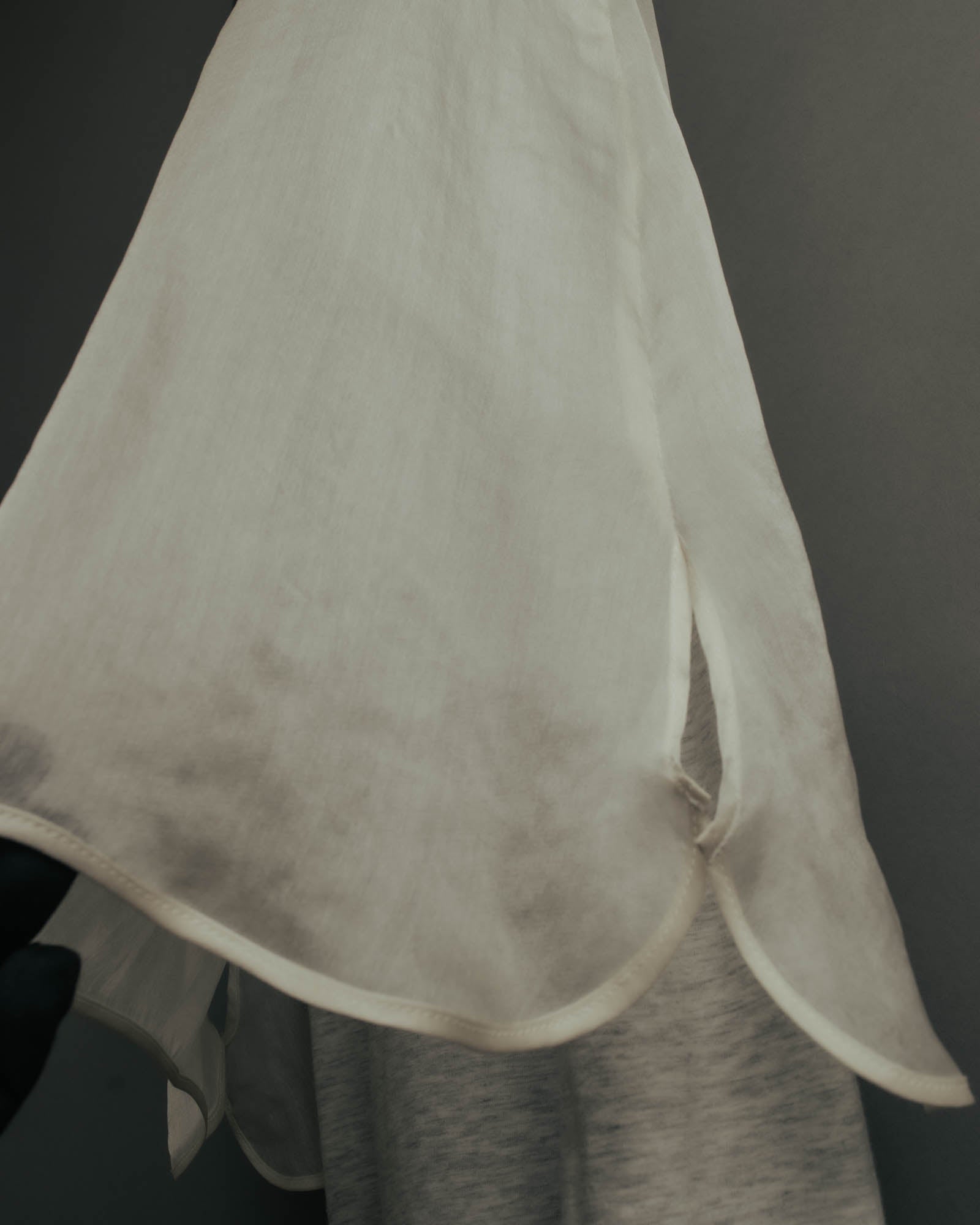 -SPECIAL- “Brunello Cucinelli” 00’s-10’s Sheer layered sleeveless tunic dress