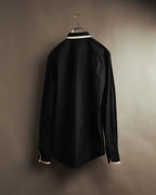“Alexander McQueen” 10’s Layered double-collar contrast trim shirt