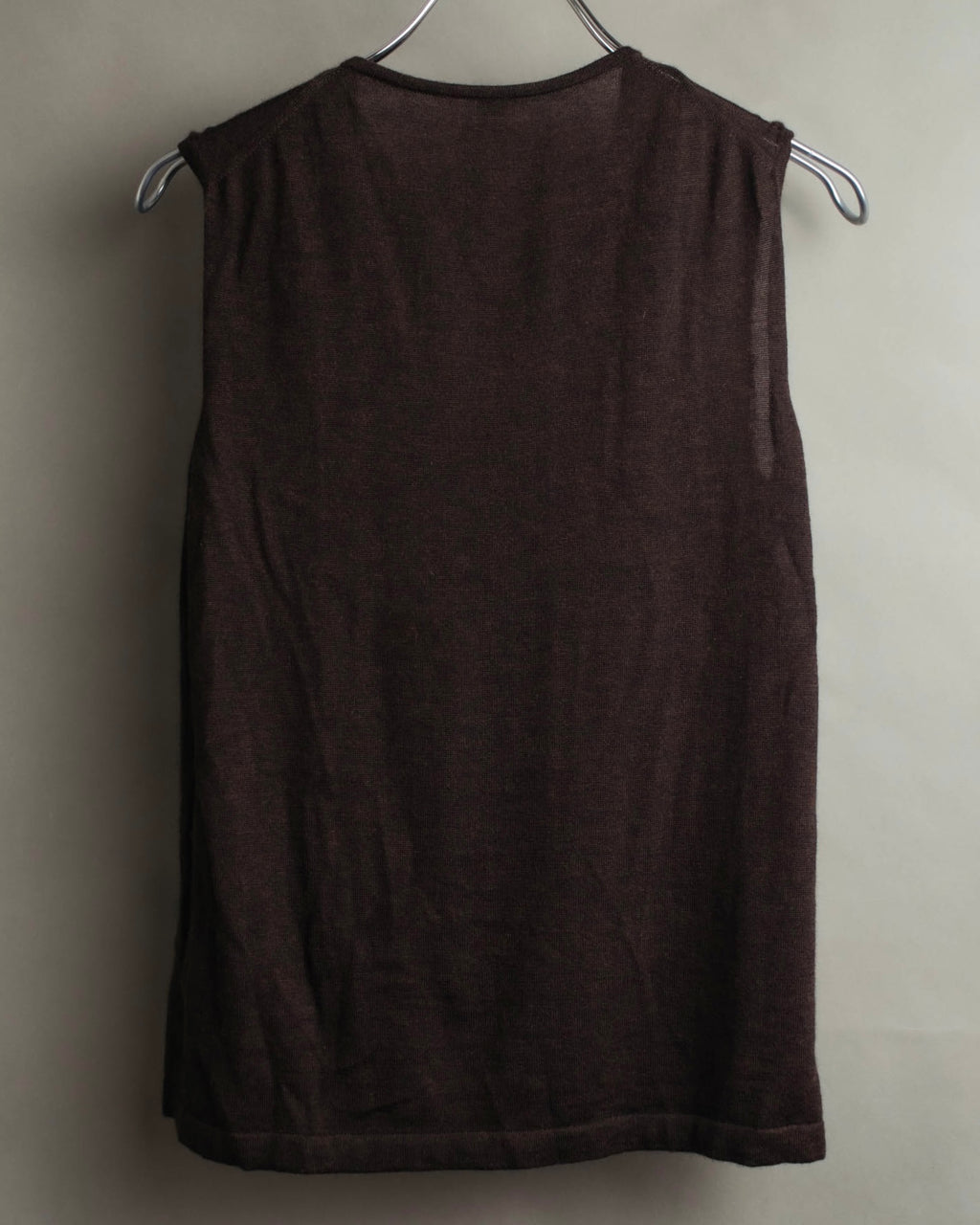 -SPECIAL- “HERMES” 00’s Cashmere cardigan and sleeveless knit twin set
