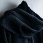 "DIOR" Cape docking fluffy mid length coat