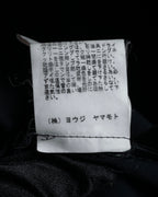 "Yohji Yamamoto +NOIR" 2005SS Rayon draping tailored jacket