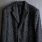 "DOLCE & GABBANA" Oversized tweed long chesterfield coat