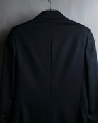 "Chloe" Oversized wool matte black set up