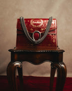 -SPECIAL- "GUCCI" 2010's-20's Collectible gucci garden embellished leather dionysus chain shoulder bag