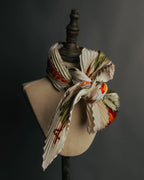 -SPECIAL- "Hermès" 90's-00's Accordion pleated scarf