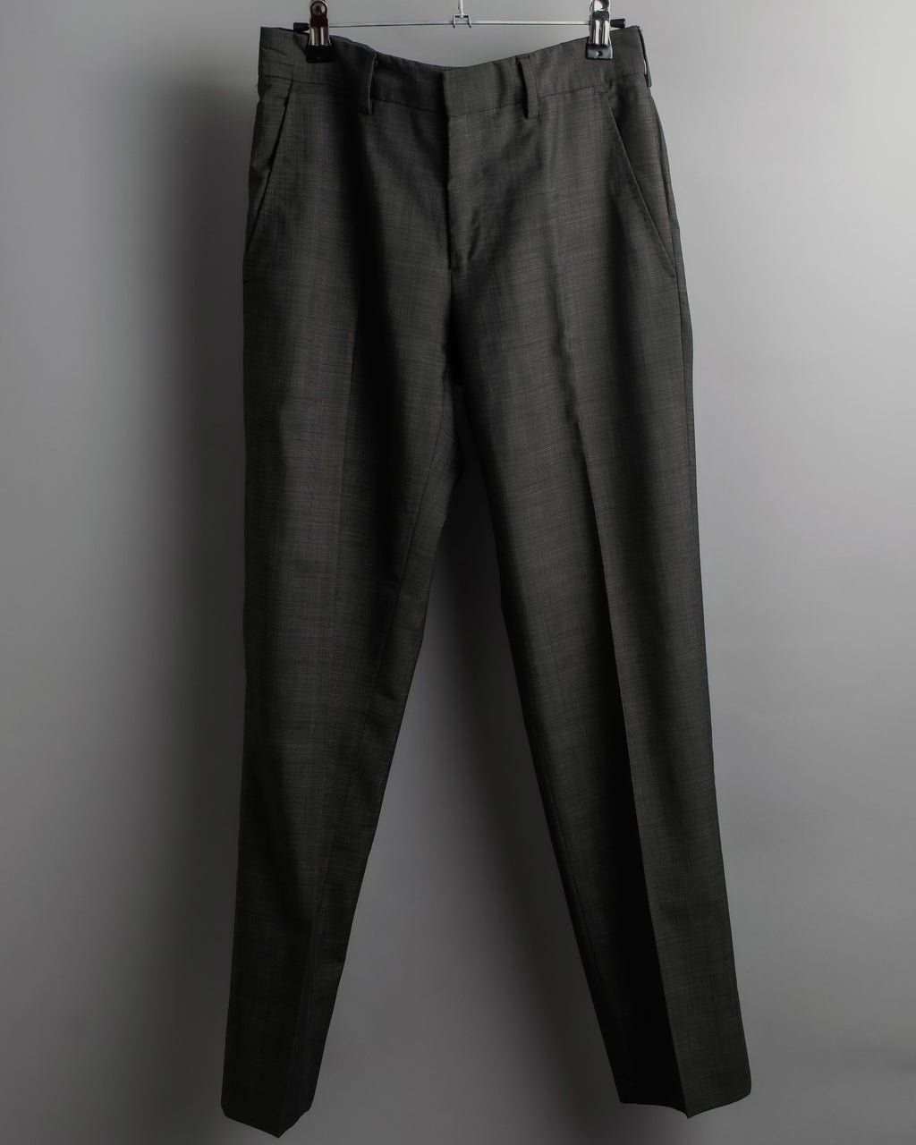 "PRADA" Sharkskin wool minimal tailoring set up