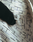 "Hermès" 00's-10's Monogram print cotton long sleeve shirt