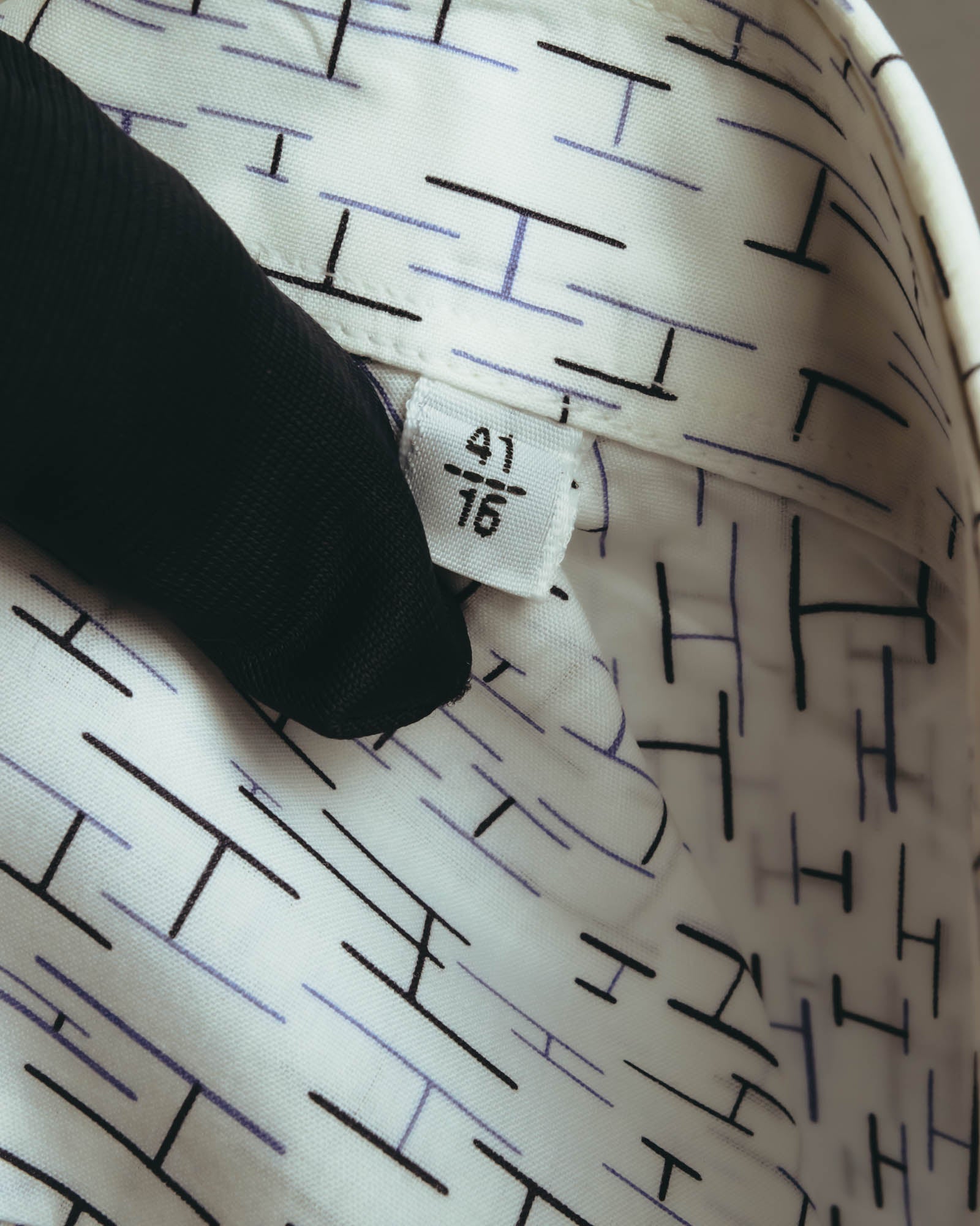 "Hermès" 00's-10's Monogram print cotton long sleeve shirt