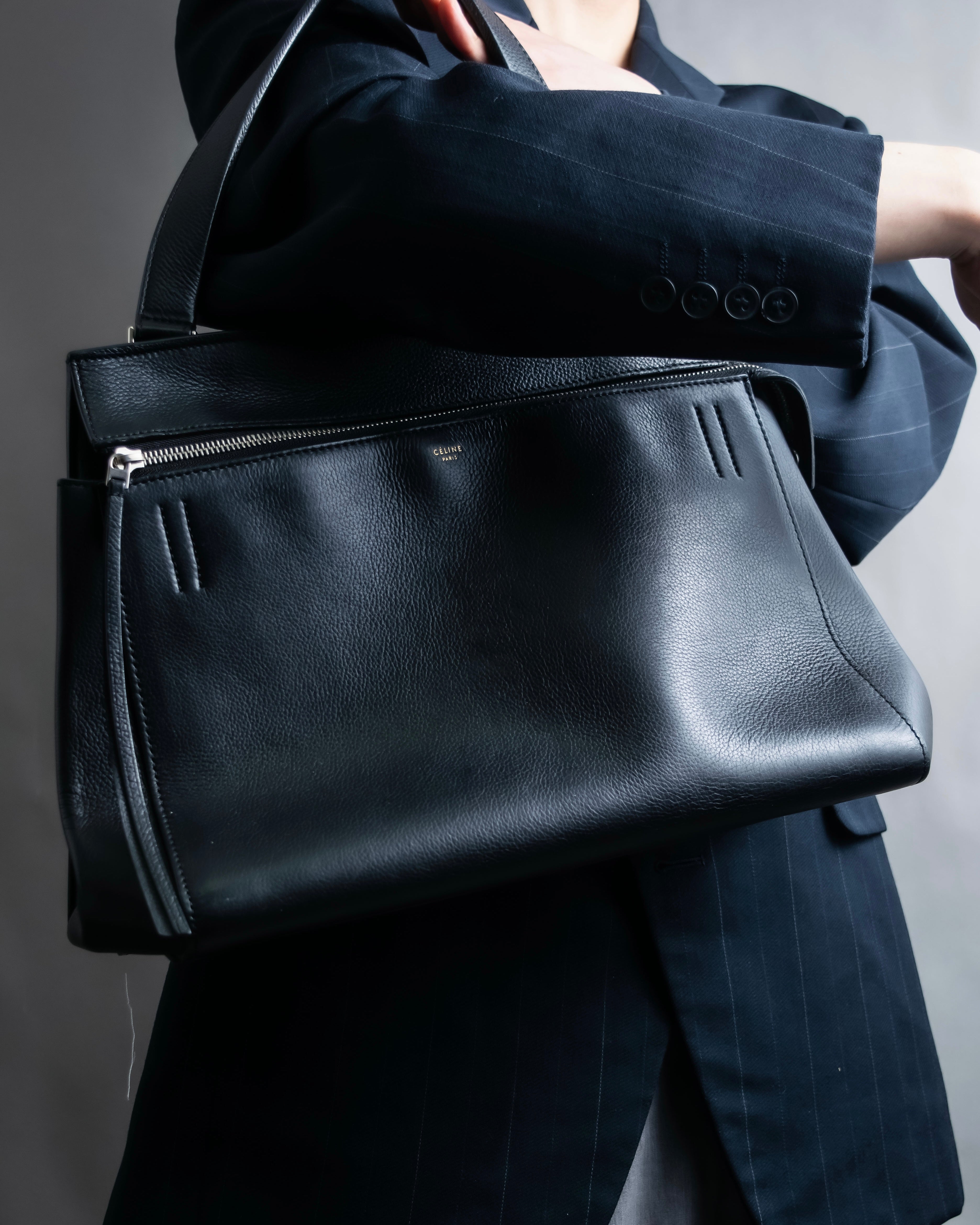 "CELINE" Edge medium one handle shoulder bag
