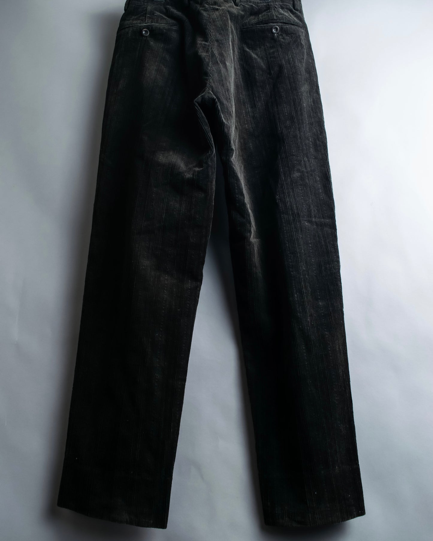 "HERMES" Faded corduroy tapered pants