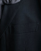 "ISSEY MIYAKE MEN" Shawl collar tailored jacket and two pleat tapered slacks set up