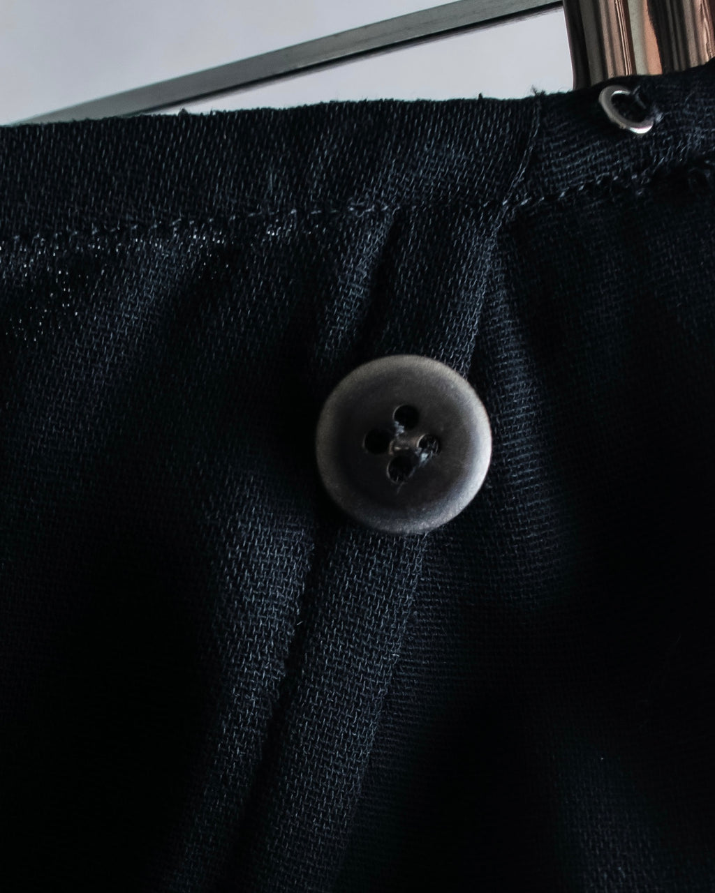 "HERMES" Button detailed flared midi skirt