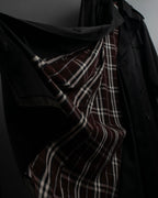 "BURBERRYS" Traditional detail double-breasted stand color trench coat