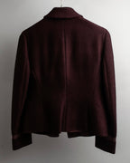 "PRADA" Piping design brushed skirt type set up