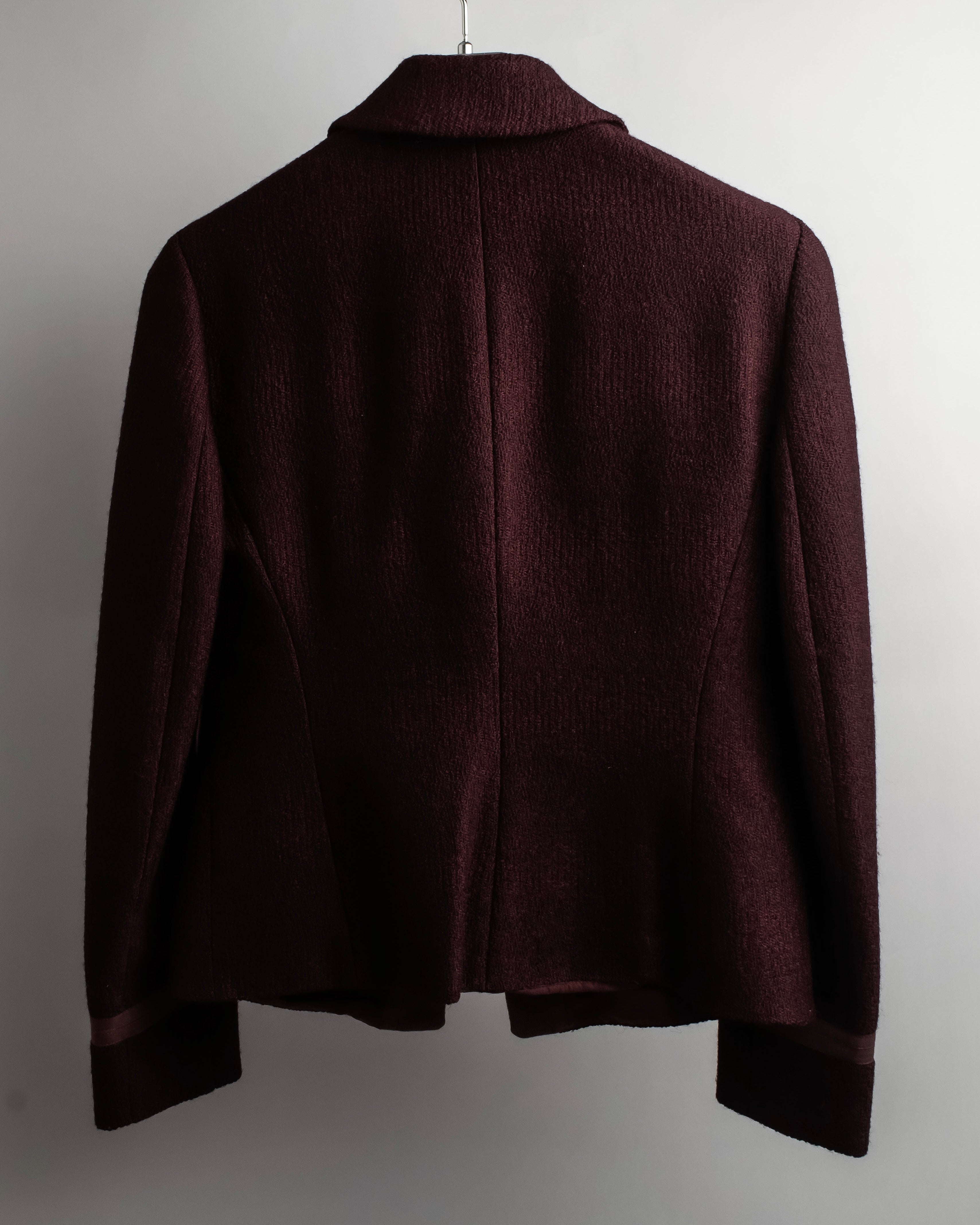 "PRADA" Piping design brushed skirt type set up