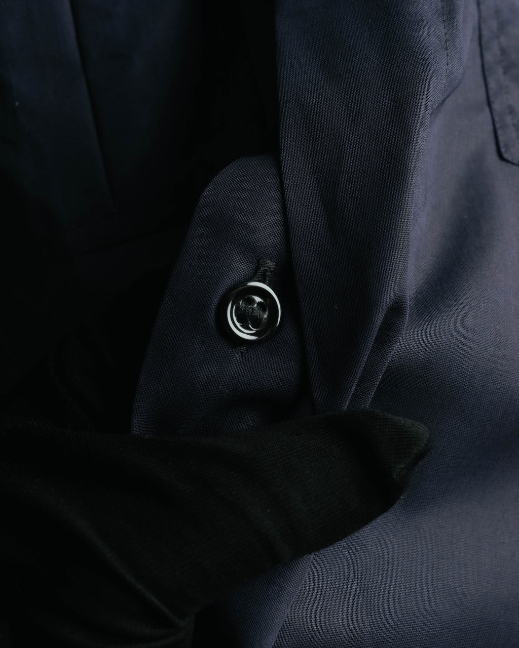 “Dior Homme” 00’s Sheer cotton concealed placket shirt