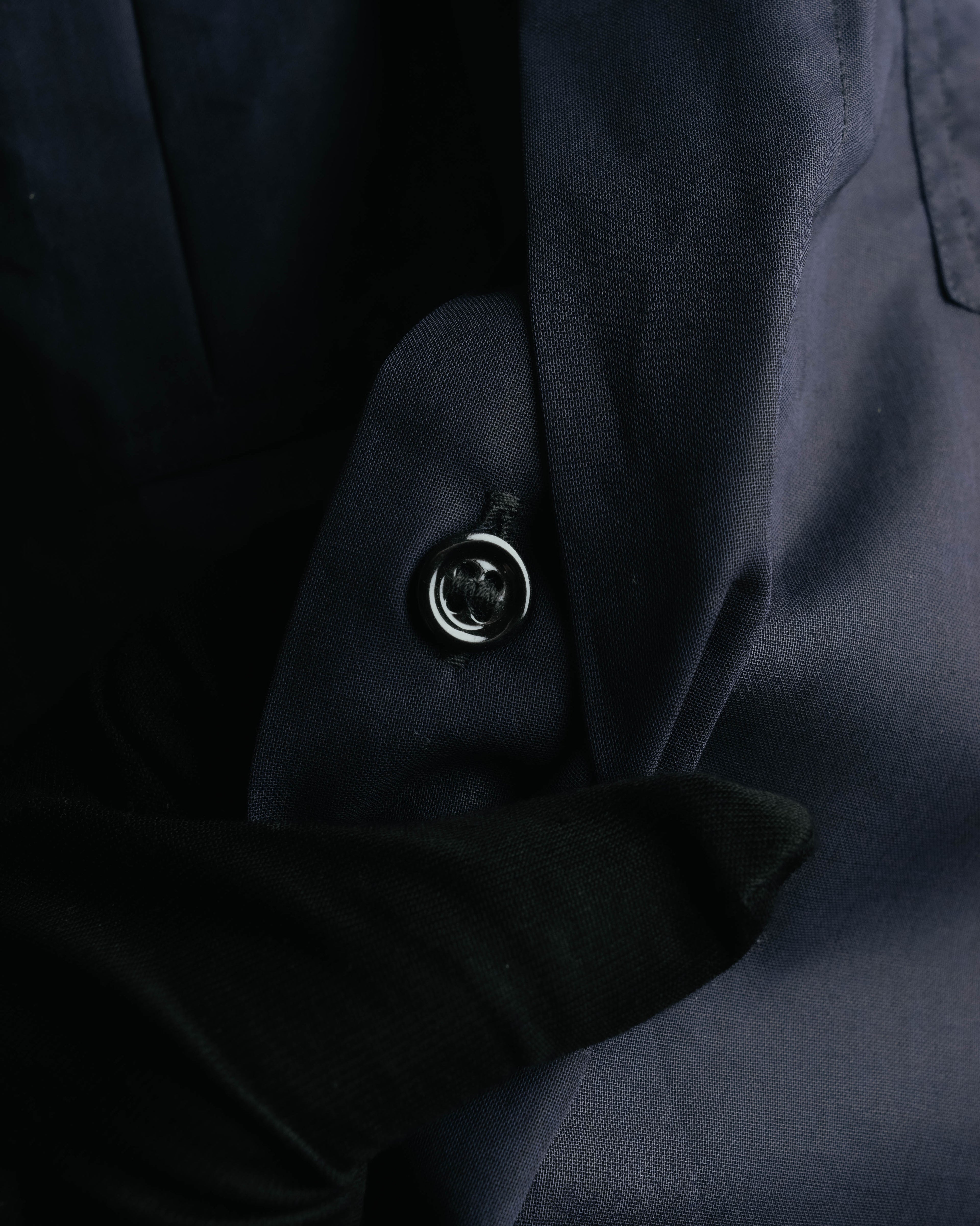 “Dior Homme” 00’s Sheer cotton concealed placket shirt